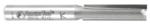 Amana 45210 CNC Straight Plunge Router Bit - 1/4" Cutting Diameter; 1" Cutting Height; 1/4" Shank Diameter; 2-1/4" Overall Length; 2-Flute Carbide Tipped