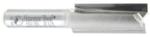 Amana 45218S CNC Straight Plunge Router Bit - 3/8" Cutting Diameter; 1" Cutting Height; 1/4" Shank Diameter; 2" Overall Length; 2-Flute Carbide Tipped