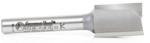 Amana 45238-01 CNC Straight Plunge Router Bit - 19/32" Cutting Diameter; 3/4" Cutting Height; 1/4" Shank Diameter; 2-1/4" Overall Length; 2-Flute Carbide Tipped