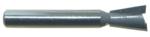 MAGNATE 453 8 Degree Dovetail Router Bit - 7/16" Cutting Diameter; 5/8" Cutting Height; 8mm Shank Diameter; 2-3/8" Overall Length; Compatible for Leigh Dovetail; 2-Flute Carbide Tipped
