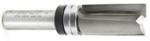Amana 45362 Template Plunge 2-Flute Router Bit - 3/4" Cutting Diameter; 1-1/2" Cutting Height; 1/2" Shank Diameter; 3-1/2" Overall Length; 47721 Bearing; Down shear face plunge, cuts faster, cleaner and lasts longer
