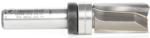 Amana 45366-3TS Template Plunge 3-Flute Router Bit - 3/4" Cutting Diameter; 1-1/4" Cutting Height; 1/2" Shank Diameter; 3-11/32" Overall Length; 47721 Bearing; With Upper Ball Bearing, Carbide Tipped