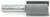 Amana 45403 CNC Straight Plunge Router Bit - 1" Cutting Diameter; 1-1/2" Cutting Height; 1/2" Shank Diameter; 3-1/8" Overall Length; 2-Flute Carbide Tipped