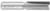 Amana 45422 CNC Straight Plunge Router Bit - 1/2" Cutting Diameter; 1-1/2" Cutting Height; 1/2" Shank Diameter; 3-1/8" Overall Length; 2-Flute Carbide Tipped