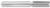 Amana 45424 CNC Straight Plunge Router Bit - 1/2" Cutting Diameter; 1-1/2" Cutting Height; 1/2" Shank Diameter; 4-1/4" Overall Length; 2-Flute Carbide Tipped