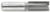 Amana 45429 CNC Straight Plunge Router Bit - 17/32" Cutting Diameter; 1-1/4" Cutting Height; 1/2" Shank Diameter; 2-7/8" Overall Length; 2-Flute Carbide Tipped