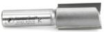 Amana 45443 CNC Straight Plunge Router Bit - 25/32" Cutting Diameter; 1-1/4" Cutting Height; 1/2" Shank Diameter; 2-7/8" Overall Length; 2-Flute Carbide Tipped