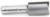 Amana 45444 CNC Straight Plunge Router Bit - 13/16" Cutting Diameter; 1-1/4" Cutting Height; 1/2" Shank Diameter; 2-7/8" Overall Length; 2-Flute Carbide Tipped
