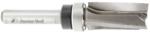 Amana 45460-3US Template Plunge 3-Flute Router Bit - 1/2" Cutting Diameter; 1" Cutting Height; 1/4" Shank Diameter; 2-1/2" Overall Length; 47701 Bearing; Up shear face plunge, cuts faster, cleaner and lasts longer