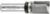 Amana 45463 Template Plunge 2-Flute Router Bit - 3/4" Cutting Diameter; 1" Cutting Height; 1/2" Shank Diameter; 3" Overall Length; 47721 Bearing; With Upper Ball Bearing, Carbide Tipped