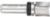 Amana 45463-S Template Plunge 2-Flute Router Bit - 3/4" Cutting Diameter; 3/4" Cutting Height; 1/2" Shank Diameter; 2-3/4" Overall Length; 47721 Bearing; With Upper Ball Bearing, Carbide Tipped