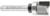 Amana 45469 Template Plunge 2-Flute Router Bit - .615" Cutting Diameter; 1/2" Cutting Height; 1/4" Shank Diameter; 2-1/4" Overall Length; 47712 Bearing; With Upper Ball Bearing, Carbide Tipped