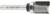 Amana 45470 Template Plunge 2-Flute Router Bit - 5/8" Cutting Diameter; 3/4" Cutting Height; 1/4" Shank Diameter; 2-5/8" Overall Length; 47712 Bearing; With Upper Ball Bearing, Carbide Tipped
