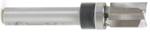 Amana 45475-3TS Template Plunge 3-Flute Router Bit - 3/8" Cutting Diameter; 1/2" Cutting Height; 1/4" Shank Diameter; 2" Overall Length; 47751 Bearing; With Upper Ball Bearing, Carbide Tipped