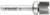 Amana 45476 Template Plunge 2-Flute Router Bit - .615" Cutting Diameter; 1/2" Cutting Height; 1/4" Shank Diameter; 2-1/4" Overall Length; 47712 Bearing; With Upper Ball Bearing, Carbide Tipped
