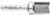 Amana 45479 Template Plunge 2-Flute Router Bit - 9/16" Cutting Diameter; 3/4" Cutting Height; 1/4" Shank Diameter; 2-1/4" Overall Length; 47712 Bearing; With Upper Ball Bearing, Carbide Tipped