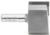 Amana 45480 CNC Straight Plunge Router Bit - 2" Cutting Diameter; 1-1/4" Cutting Height; 1/2" Shank Diameter; 2-7/8" Overall Length; 2-Flute Carbide Tipped