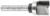 Amana 45482 Template Plunge 2-Flute Router Bit - 5/8" Cutting Diameter; 1/2" Cutting Height; 1/4" Shank Diameter; 2-1/4" Overall Length; 47712 Bearing; With Upper Ball Bearing, Carbide Tipped
