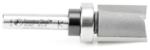 Amana 45483 Template Plunge 2-Flute Router Bit - 5/8" Cutting Diameter; 3/4" Cutting Height; 1/4" Shank Diameter; 2-1/2" Overall Length; 47712 Bearing; With Upper Ball Bearing, Carbide Tipped