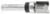 Amana 45487 Template Plunge 2-Flute Router Bit - 1/2" Cutting Diameter; 1/2" Cutting Height; 1/4" Shank Diameter; 2" Overall Length; 47701 Bearing; With Upper Ball Bearing, Carbide Tipped