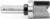 Amana 45550 Template Plunge 2-Flute Router Bit - 1-1/8" Cutting Diameter; 1" Cutting Height; 1/2" Shank Diameter; 3" Overall Length; 47738 Bearing; With Upper Ball Bearing, Carbide Tipped