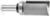 Amana 45551 Template Plunge 2-Flute Router Bit - 1-1/8" Cutting Diameter; 2" Cutting Height; 1/2" Shank Diameter; 4" Overall Length; 47738 Bearing; With Upper Ball Bearing, Carbide Tipped