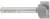 Amana 45560 Mortising Bit for Bottom Cleaning - 3/4" Cutting Diameter; 7/16" Cutting Height; 1/4" Shank Diameter; 2-1/4" Overall Length; Up Shear, 2 Flute, Carbide Tipped