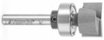 Amana 45561 Mortising Bit for Bottom Cleaning Bit with Upper Bearing - 3/4" Cutting Diameter; 7/16" Cutting Height; 1/4" Shank Diameter; 2-1/4" Overall Length; 2 Flute, Carbide Tipped