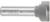 Amana 45564 Mortising Bit for Bottom Cleaning - 1" Cutting Diameter; 7/16" Cutting Height; 1/2" Shank Diameter; 2-1/2" Overall Length; Up Shear, 2 Flute, Carbide Tipped