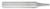 Amana 45780 Carving/Engraving Router Bit - 82-1/2 Degree; 3/16" Cutting Diameter; 1/2" Cutting Length; 1/4" Shank Diameter; 2" Overall Length; 2 Flute Solid Carbide