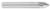 Amana 45782 Carving/Engraving Router Bit - 60 Degree; 1/4" Cutting Diameter; 3/16" Cutting Length; 1/4" Shank Diameter; 1-1/2" Overall Length; 2 Flute Solid Carbide