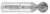 Amana 45960 Ball End Router Bit - 1/4" Radius; 7/16" Cutting Length; 1/2" Shank Diameter; 1/2" Cutting Diameter; 2-1/4" Overall Length; 2 Flute Carbide Tipped