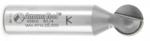 Amana 45960 Ball End Router Bit - 1/4" Radius; 7/16" Cutting Length; 1/2" Shank Diameter; 1/2" Cutting Diameter; 2-1/4" Overall Length; 2 Flute Carbide Tipped