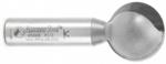 Amana 45968 Ball End Router Bit - 1/2" Radius; 15/16" Cutting Length; 1/2" Shank Diameter; 1" Cutting Diameter; 2-3/4" Overall Length; 2 Flute Carbide Tipped