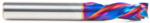 Magnate 46011-K Spektra Compression Spiral 3 Flute Router Bit - 3/8" Cutting Diameter; 7/8" Cutting Height; .200" Up-Cut; 3/8" Shank Diameter; 3" Overall Length; nACo Ceramic Coating Solid Carbide