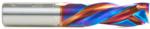 Magnate 46012-K Spektra Compression Spiral 3 Flute Router Bit - 1/2" Cutting Diameter; 1-1/4" Cutting Height; 9mm Up-Cut; 1/2" Shank Diameter; 3" Overall Length; nACo Ceramic Coating Solid Carbide