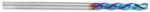 Magnate 46015-K Spektra Compression Spiral 3 Flute Router Bit - 1/8" Cutting Diameter; 13/16" Cutting Height; 7/32" Up-Cut; 1/8" Shank Diameter; 2-1/2" Overall Length; nACo Ceramic Coating Solid Carbide