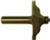 MAGNATE 4602 Table Top Edge Router Bit, Ogee - 1" Cutting Depth; 3/4" Cutting Height; 1/2" Shank Diameter; 2" Shank Length; 2-1/2" Overall Diameter; 2-Flute Carbide Tipped