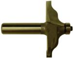 MAGNATE 4602 Table Top Edge Router Bit, Ogee - 1" Cutting Depth; 3/4" Cutting Height; 1/2" Shank Diameter; 2" Shank Length; 2-1/2" Overall Diameter; 2-Flute Carbide Tipped