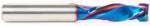 Magnate 46021-K Spektra Compression Spiral 2 Flute Router Bit - 3/8" Cutting Diameter; 1-1/4" Cutting Height; 3/16" Up-Cut; 3/8" Shank Diameter; 3" Overall Length; nACo Ceramic Coating Solid Carbide