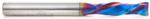 Magnate 46025-K Spektra Compression Spiral 2 Flute Router Bit - 6mm Cutting Diameter; 22mm Cutting Height; 4.762mm (3/16") Up-Cut; 6mm Shank Diameter; 64mm Overall Length; nACo Ceramic Coating Solid Carbide