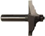MAGNATE 4603 Table Top Edge Router Bit, Classic Ogee - 1" Cutting Depth; 3/4" Cutting Height; 1/2" Shank Diameter; 2" Shank Length; 2-1/2" Overall Diameter; 2-Flute Carbide Tipped