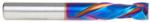 Magnate 46039-K Spektra Compression Spiral 2 Flute Router Bit - 5/16" Cutting Diameter; 7/8" Cutting Height; 7mm Up-Cut; 5/16" Shank Diameter; 2-1/2" Overall Length; nACo Ceramic Coating Solid Carbide
