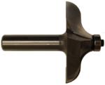 MAGNATE 4605 Table Top Edge Router Bit, Traditional - 1" Cutting Depth; 3/4" Cutting Height; 1/2" Shank Diameter; 2" Shank Length; 2-1/2" Overall Diameter; 2-Flute Carbide Tipped