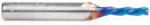 Magnate 46051-K Spektra Down-Cut Spiral Plunge Router Bit - 1/8" Cutting Diameter; 1/2" Cutting Height; 1/4" Shank Diameter; 2" Overall Length; 3 Flute; nACo Ceramic Coating Solid Carbide