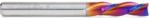 Magnate 46052-K Spektra Down-Cut Spiral Plunge Router Bit - 1/4" Cutting Diameter; 3/4" Cutting Height; 1/4" Shank Diameter; 2-1/2" Overall Length; 3 Flute; nACo Ceramic Coating Solid Carbide
