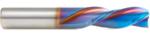 Magnate 46055-K Spektra Down-Cut Spiral Plunge Router Bit - 3/8" Cutting Diameter; 1" Cutting Height; 3/8" Shank Diameter; 2-1/2" Overall Length; 3 Flute; nACo Ceramic Coating Solid Carbide