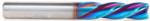 Magnate 46057-K Spektra Down-Cut Spiral Plunge Router Bit - 3/8" Cutting Diameter; 1" Cutting Height; 3/8" Shank Diameter; 3" Overall Length; 4 Flute; nACo Ceramic Coating Solid Carbide