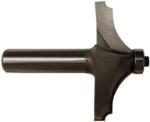 MAGNATE 4606 Table Top Edge Router Bit, Thumb Nail With Bead - 1" Cutting Depth; 3/4" Cutting Height; 2" Shank Length; 2-1/2" Overall Diameter; 1/2" Shank Diameter, 2-Flute Carbide Tipped