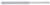 Amana 46088 Composite Cutting Router Bit - 1/8" Cutting Diameter; 1" Cutting Height; 1/8" Shank Diameter; 2" Overall Length; Ultra-Fine; End Mill Point Diamond Pattern